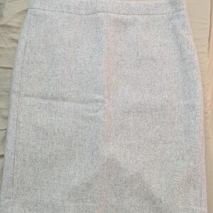J.Crew Mercantile Gray Wool Pencil Skirt